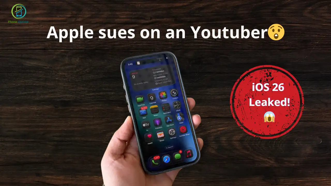 ios 26 leaked by an youtuber